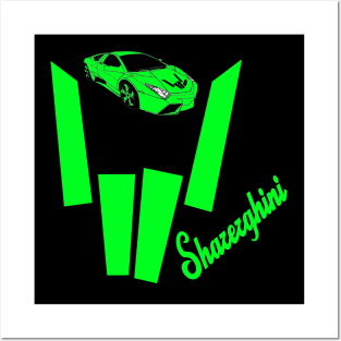 sharerghini green Posters and Art